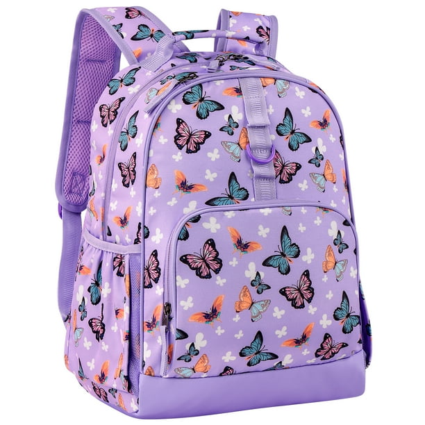 Choco Mocha Butterfly Backpack for Girls Backpack Elementary School