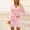 Pink, variant on Oplxuo Long Sleeve Sweater Dresses for Women Fall Winter V Neck Wrap Pullover Casual Cable Knitted Belted Waist Lounge Dress