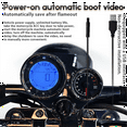 thumbnail image 4 of WiFi Motorcycle DVR Dash Cam 1080P+1080P Full HD Front Rear View Waterproof Motorcycle Camera GPS Logger Recorder Box(B), 4 of 5