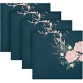 thumbnail image 5 of Coolnut Flower Butterfly Cloth Napkins Set of 6,Reusable Washable Polyester Dinner Table Napkins for Kitchen,Dining,Restaurant,Party Decoration, 5 of 7