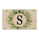 thumbnail image 1 of Precio sorpresa!Felpudos con letras para puerta delantera, decoración Floral, felpudos con iniciales, entrada al aire libre, decoración de apellidos para el hogar, interior y exterior, 1 of 3
