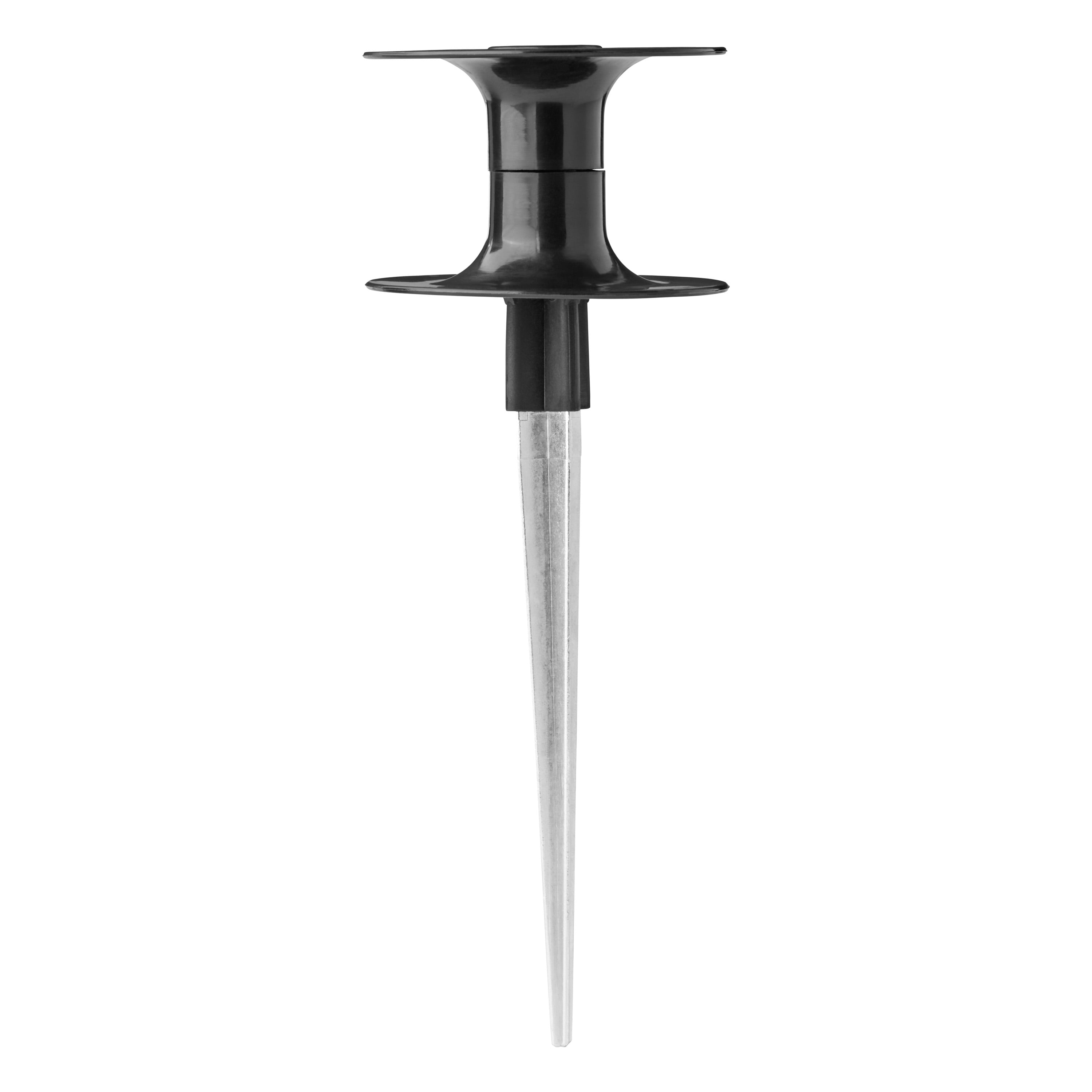 WM13510 Expert Gardener Hose Guide, Garden T-Stake, Black Tangle Resistant 12in