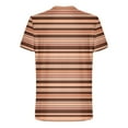 thumbnail image 4 of PNTUTB Fashion Mens Stripes Crew Neck Short Sleeve Soft Lightweight Everyday Casual Comfort T Shirts, 4 of 6