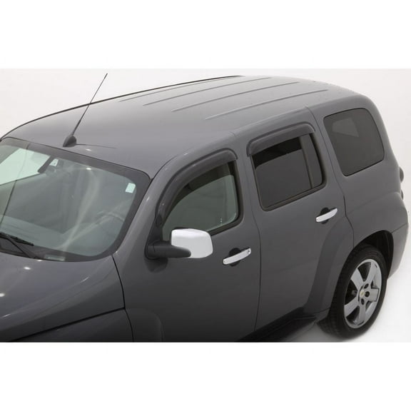 Auto Ventshade (AVS) by RealTruck Outside Mount Ventvisor / Window Deflectors Front & Rear Set 4 Pc. Set Compatible with 2006-2011 Chevy HHR