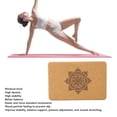 thumbnail image 4 of Fitness Block, Prevent Slip High Stability Pilates Workout Block  for Posture Adjustment, 4 of 7