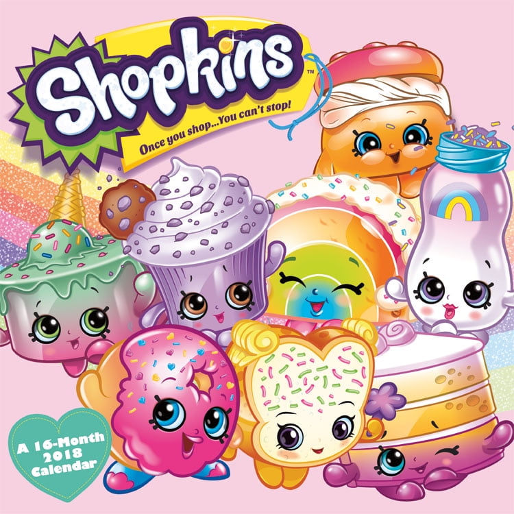 Shopkins 2018 Wall Calendar