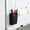 🔥 Black_New, variant on onlyliua Magnetic Suction Pen Holder Wall Mounted Marker Storage Large Capacity Whiteboard Pen Container Organizer For Classroom Office Kitchen Home Study With Chalk Tray