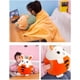 thumbnail image 3 of Kids Stuffed Animal Travel Blanket And Pillow Set, Adorable 3 In 1 Multifunctional Fruit Plush Pillow With Hand Warmer Design, Perfect For Travel, Cam, 3 of 4