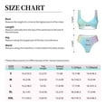 thumbnail image 5 of PAYOHTO Women's Cross Front Bikini Set with High Elasticity Soft Padding Mermaid Scales Bathing Suit Crop Top Swimsuit, 5 of 9