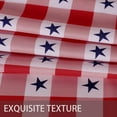 thumbnail image 4 of American Striped Rectangle Table Cloth, Polyester Stars Patriotic Plaid Tablecloth, Table Cover Protector for July 4th Independence Day Party Supply Decor, 60Inch, 4 of 6