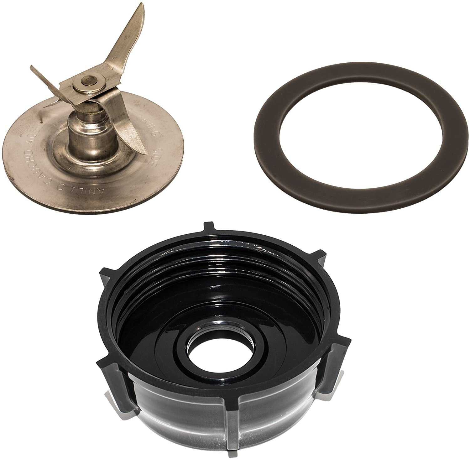 Blendin Ice Crushing Blade with Gasket and Jar Base Compatible with Oster and Osterizer Blenders