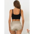 thumbnail image 2 of DARING DIVA Women's High Waisted Lace Brief Shapewear Tummy Panty Bodyshaper S Light Brown, 2 of 6