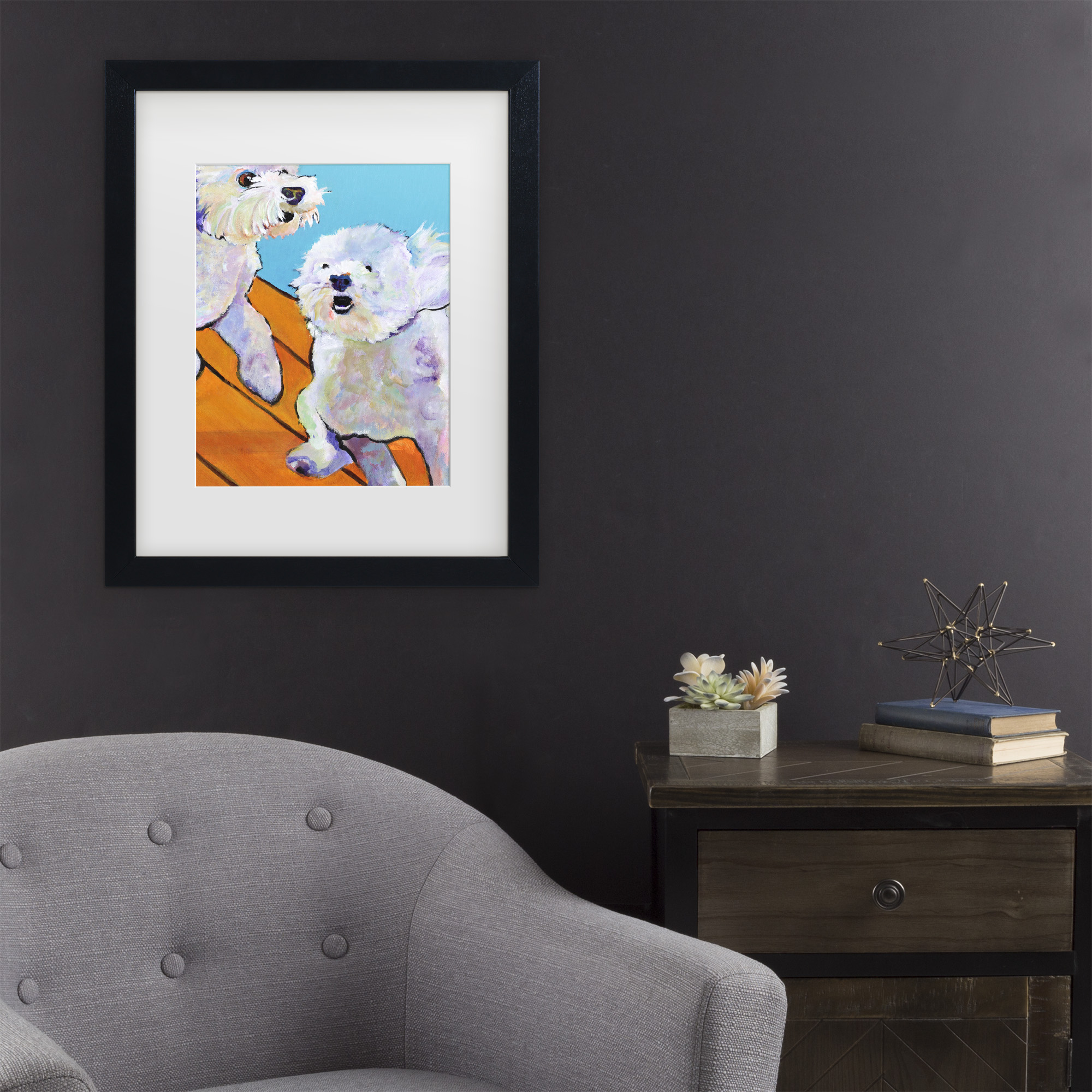 Trademark Fine Art 'Catch Me' Canvas Art by Pat Saunders-White