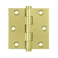 thumbnail image 1 of Deltana DSB33 Solid Brass 3-Inch x 3-Inch Square Hinge, 1 of 3