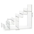 thumbnail image 2 of Shisuyan 1pc Acrylic Wallet Display Stand Purse Organizer Multi-layer Wallet Storage Rack Jewelry Glasses Holder, 2 of 9