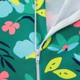 thumbnail image 5 of GYRATEDREAM Toddler Baby Girls Rashguard One Piece Swimsuit Long Sleeve Zipper Swimwear UPF 50+ Sun Protection, 5 of 9