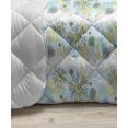 thumbnail image 3 of Turquoise Down Alternative Comforter, Flowers Butterflies Leaves Pattern Springtime Romantic Design Nature, Microfiber Quilt for All Season, 5 Sizes, Turquoise Seafoam Pearl, by Ambesonne, 3 of 3