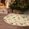 thumbnail image 5 of Sikiie Cartoon Shiba Inu Dog Christmas Tree Skirt, Christmas Tree Decorations, Christmas Decor, Tree Mat Decoration(30-48IN)-30", 5 of 6