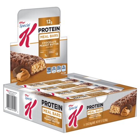 Kellogg's Special K Protein Meal Bar, Chocolate Peanut Butter, 12g Protein, 8 Ct