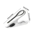 thumbnail image 3 of Heavy Duty Plastic Clothespins with Strong Metal Spring | Windproof Traceless Clips for Sheets Socks & Delicate Fabrics | 12-Pack Household Laundry Drying Clips, 3 of 7