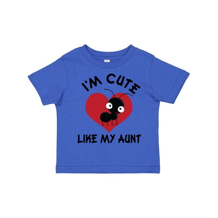 

Inktastic Cute Like My Aunt Gift Toddler Boy or Toddler Girl T-Shirt