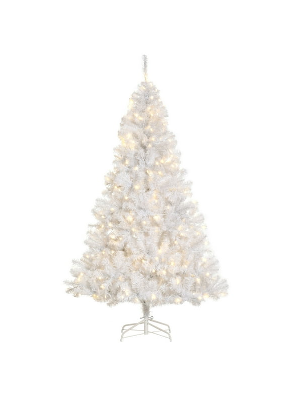 White Christmas Trees