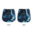 thumbnail image 6 of Goofa Celestial Ram Night Sky Printed Women 2 in 1 Running Shorts,Quick Dry Athletic Workout Shorts,High Waisted Athletic Shorts with Liner Pockets-, 6 of 9