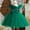 Vert, variante sur Robe Fille Sans Manches à Volants en Tulle Robe de Printemps pour Tout-Petits Tenue de Premier Anniversaire Vêtements Nouveau-Né 4-5 Ans