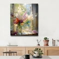thumbnail image 6 of HFDF Colorful Flower Canvas Wall Art, Watercolor Floral Bathroom Wall Decor, Spring Nature Wall Painting, Multicolor Botanical Art Print for Living Room, Bedroom, Office 8x10inch Framed, 6 of 7