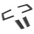 thumbnail image 4 of Steering Wheel Decal,4Pcs Steering Wheel Button Steering Wheel Decor Carbon Fiber Interior Trim Best in its Class, 4 of 5