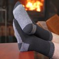 thumbnail image 4 of 6 Pairs of Rugged Hiker Outdoor Boot Socks for Men (Style #1), 4 of 4