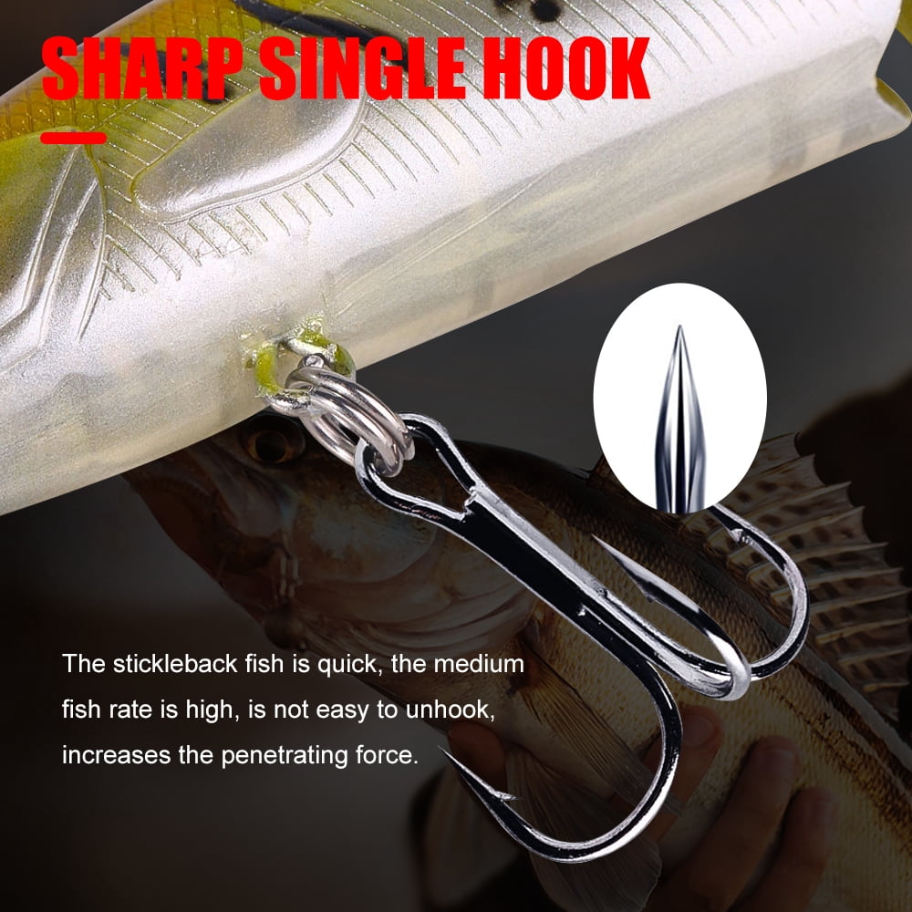 HENGJIA Fishing Lures 10PCS Multi Jointed Fish Fishing Kits Slow Sinking Lifelike Swimbait Freshwater and Saltwater for Trout Bass Lures