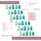 thumbnail image 4 of Set de 30 uñas Glamnetic Siren Green Short Almond de Press On Nails, 4 of 6