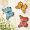 Juegoal Metal Butterfly Wall Art, Inspirational Wall Decor Sculpture
