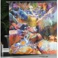 thumbnail image 4 of Ambesonne Digital Shower Curtain, Waterfall River Scene, 69"Wx84"L, Multicolor, 4 of 5