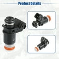 thumbnail image 4 of Inyector de combustible Unique Bargains para Honda Civic 1.7L, paquete de 4, 4 of 7