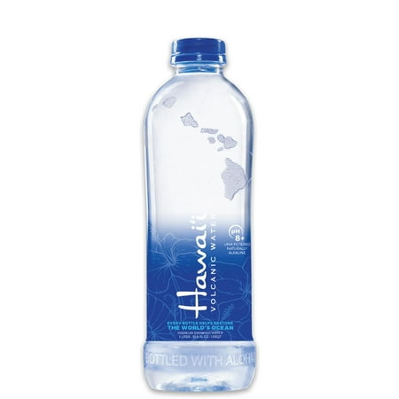 (3 pack) Hawaii Volcanic Water 1 Liter Alkaline Single Serve in Recycled Plastic