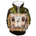thumbnail image 4 of Sudadera con capucha de bulldog francés con impresión 3D para hombre, suéteres casuales de moda, sudadera con patrón de perro pug, ropa de abrigo de talla grande para hombre, 4 of 5