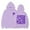 Purple, variant on OOOUM Toddler Kids Tropical Graphic Hoodies Drawstring Hood Soft Pullover Solid Color Vacation Casual Sweatshirt Coffee 6-7 Years