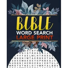 Bible Word Search large Print : 100 Bible Word Search Puzzle Book For Adults Large Print: Brain Games Bible Word Search Large Print: Bible Word Search Puzzles For Adults Large Print: Bible Wordsearches: Bible Word Search For Teens (2) (Paperback)