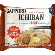 Sapporo Ichiban Japanese Style Ramen in Rich Beef Broth, 3.5 oz