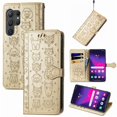thumbnail image 1 of Funda Cartera FOXDOCK para Samsung Galaxy S25 Ultra , Flip PU con Relieve de Gatos y Perros, Tarjetero y Soporte, 1 of 6