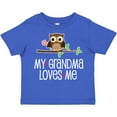 thumbnail image 3 of Inktastic My Grandma Loves Me Girls Girls Toddler T-Shirt, 3 of 5