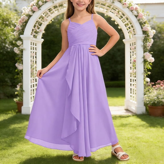 Girls Easter Dress Bowknot Design Dress Ruffle Short Sleeve Casual Fall Winter Holiday Flower Dress for Girls Teens Casual Spring Dress