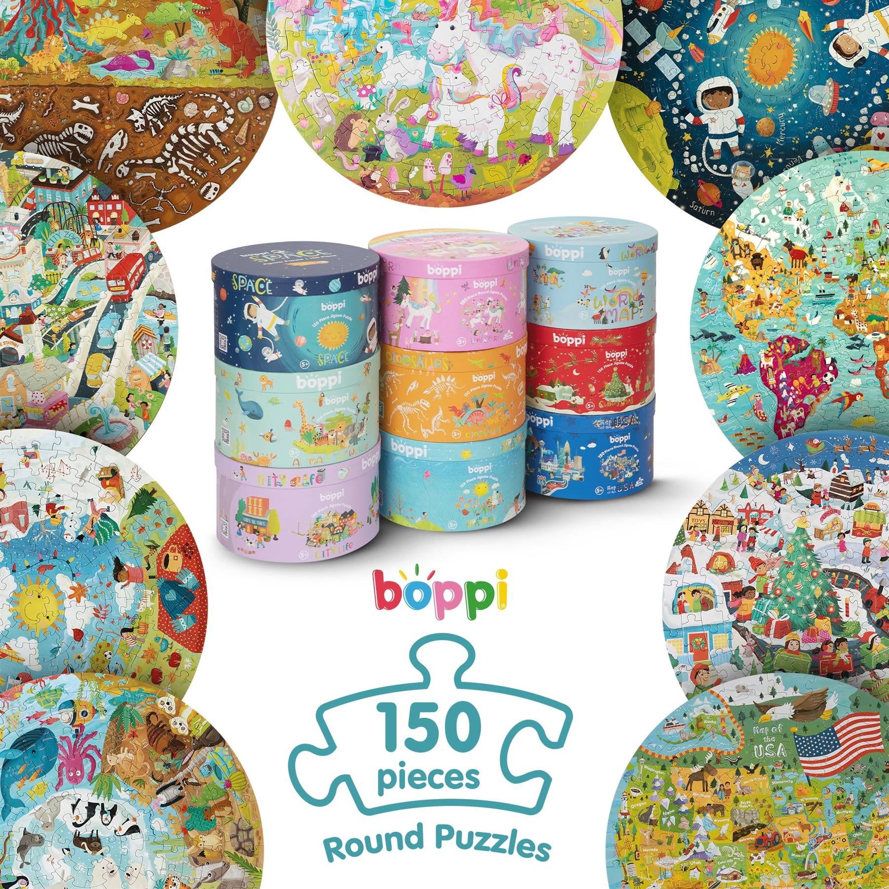 Children’s Jigsaw Puzzle by boppi – 150 Piece Unicorn Puzzle for Girls – Made with 100% Recycled Card