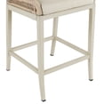 thumbnail image 3 of Dycanpo 26.5''H Outdoor Counter Height Chairs, Boho-Style Rattan Bar Stools Set of 4, Cream, 3 of 10