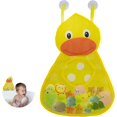 thumbnail image 1 of Organizador de almacenamiento ZHAOCHENG para juguetes de baño del bebé Pato amarillo con 2 ganchos de succión, 1 of 5