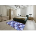 thumbnail image 5 of Ahgly Company Machine Washable Indoor Rectangle Transitional Day Sky Blue Area Rugs, 5' x 8', 5 of 7