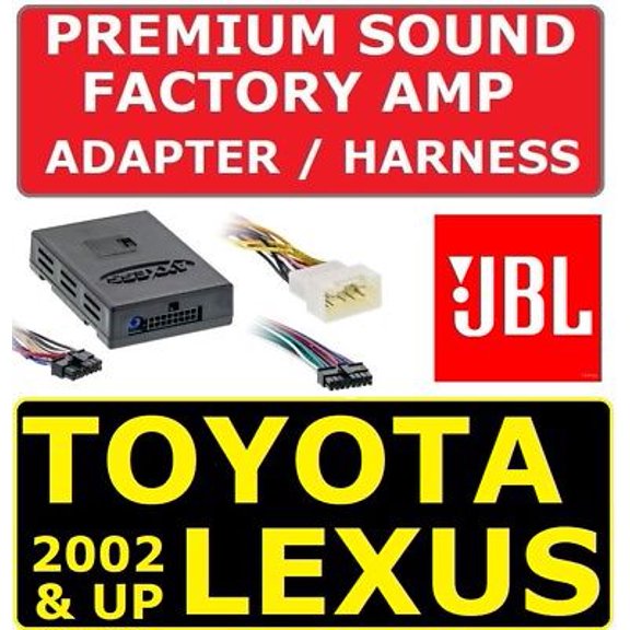 FOR 02 & UP TOYOTA & LEXUS CAR STEREO RADIO PREMIUM SOUND AMP ADAPTER JBL
