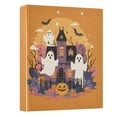 thumbnail image 2 of Haunted Houses and Ghosts 3 Ring Hardcover Binders 1.5in Round Rings for Letter-Size Folder Paper Organizer Pockets for Office Student Recipe, 2 of 9
